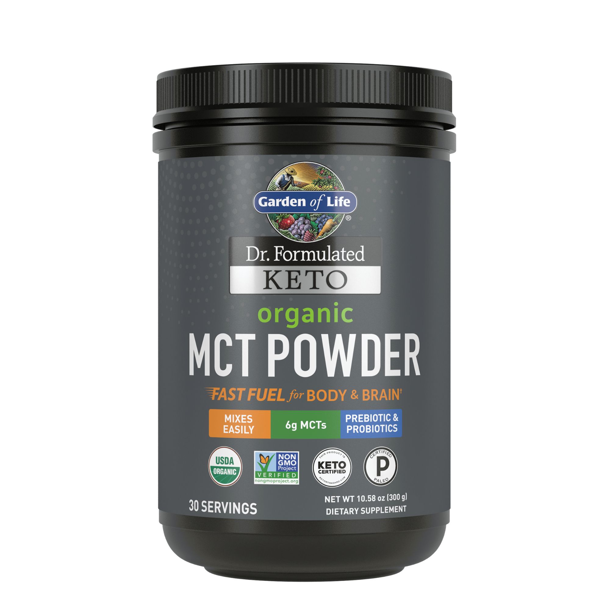 Dr. Formulated Keto Organic MCT Powder GARDEN OF LIFE