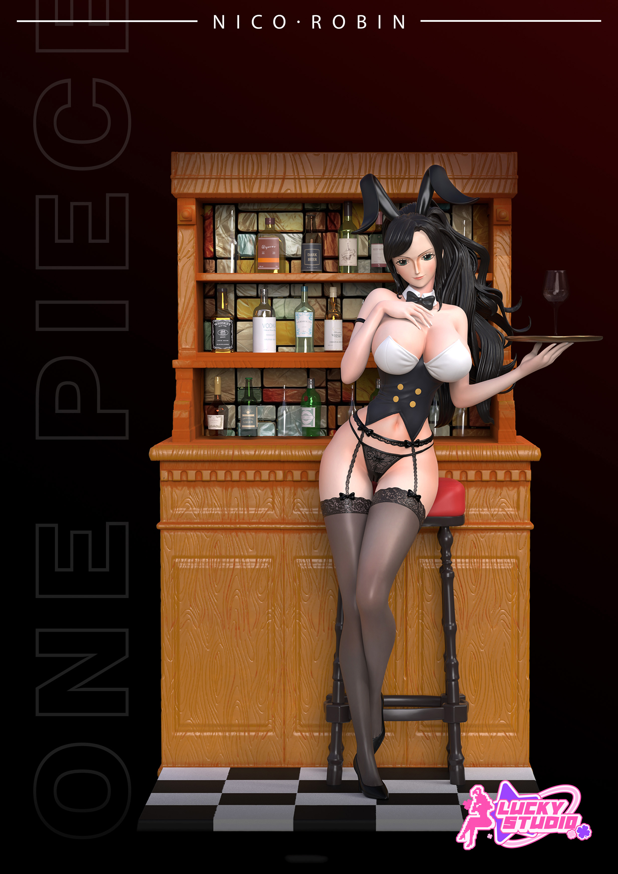 Bunny Girl Ver. Nico Robin - ONE PIECE Resin Statue - Lucky-Studio