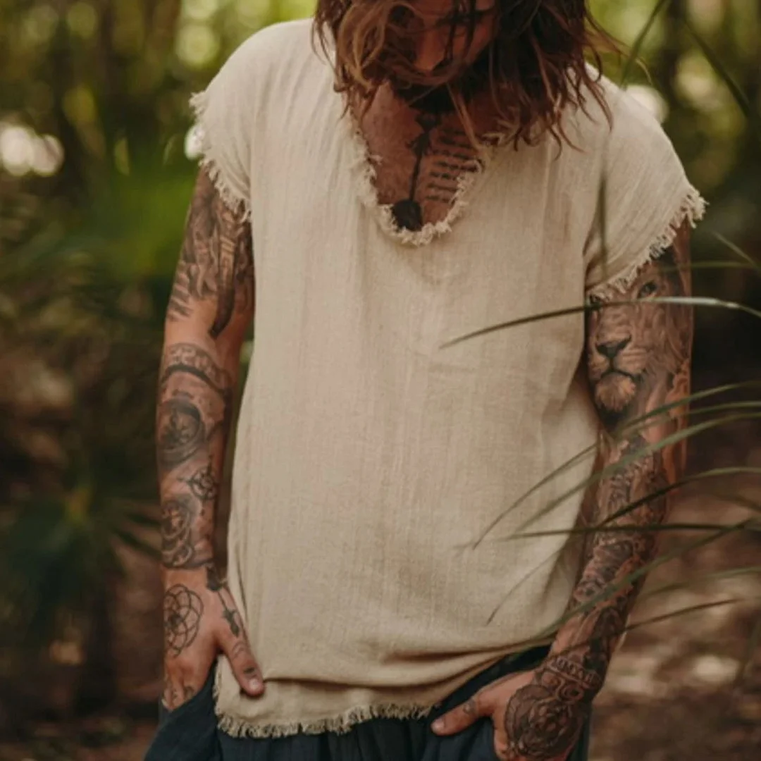 Linen Minimalist Tank Top-inspireuse