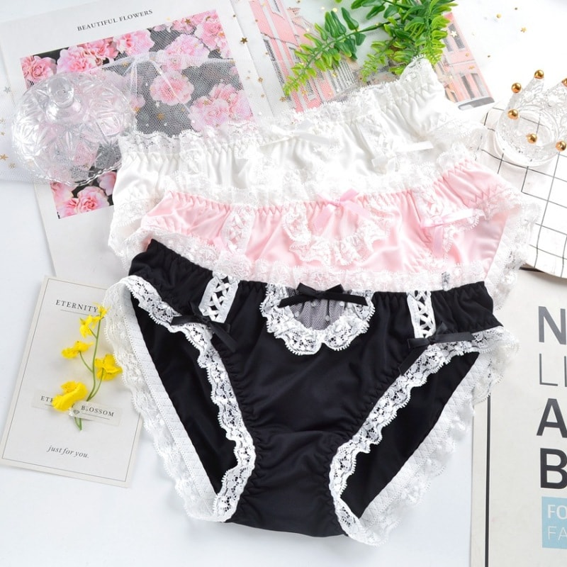 Billionm Silk Japanese Style Cute Lovely Sweety Sexy Lace Underwear billionm-silk-japanese-style-cute-lovely-sweety-sexy-lace-underwear