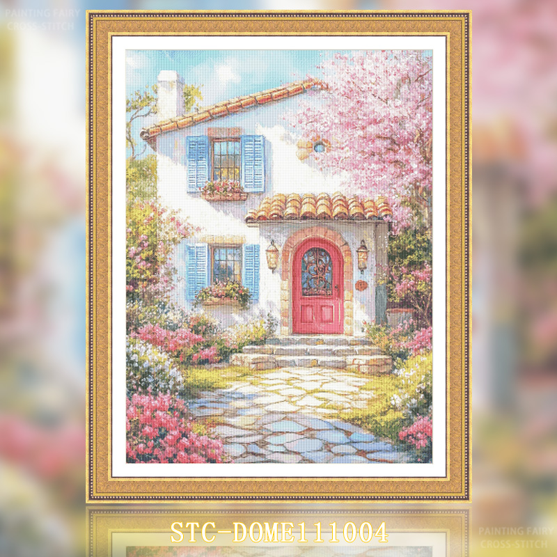 ZZ7649-Flower House]_ 39.80_ Painting Fairy Cross