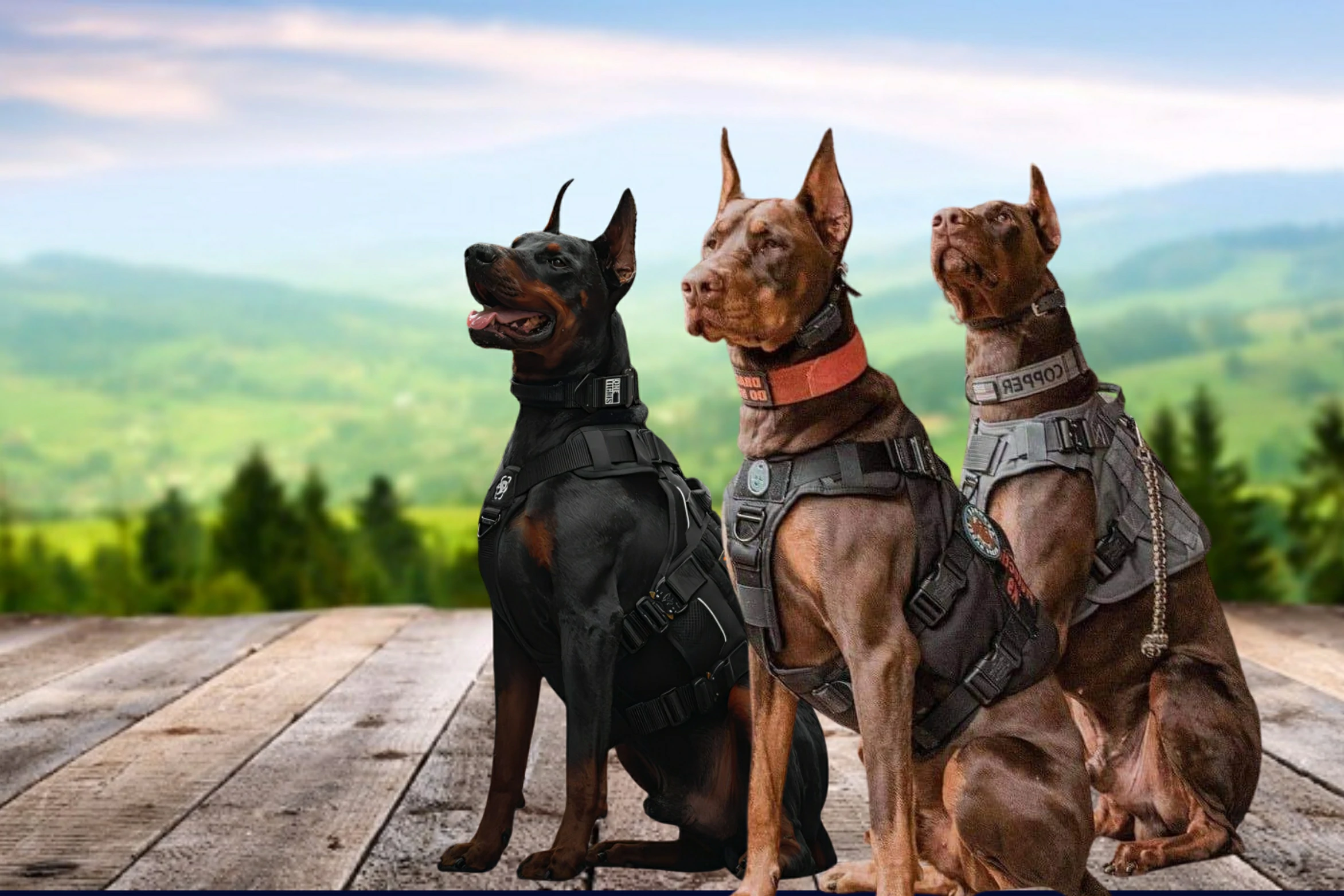 tactical dog harness gears