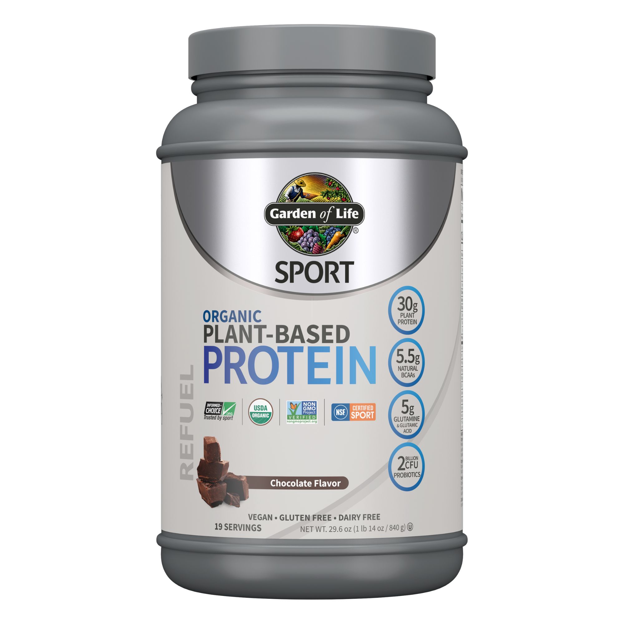 Sport Organic Plant-Based Protein Vanilla GARDEN OF LIFE