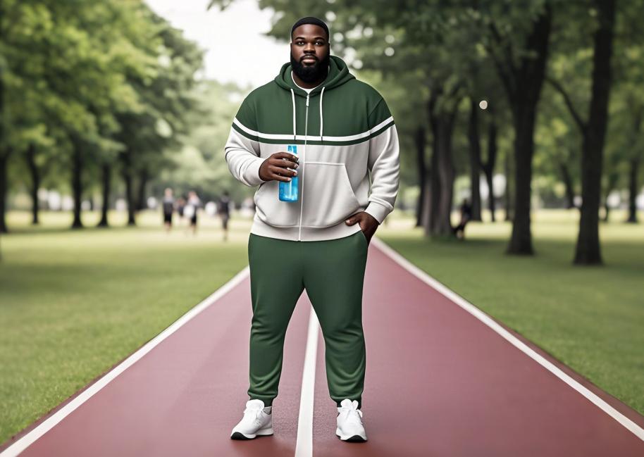 stylish men's big and tall jogging suits for casual wear