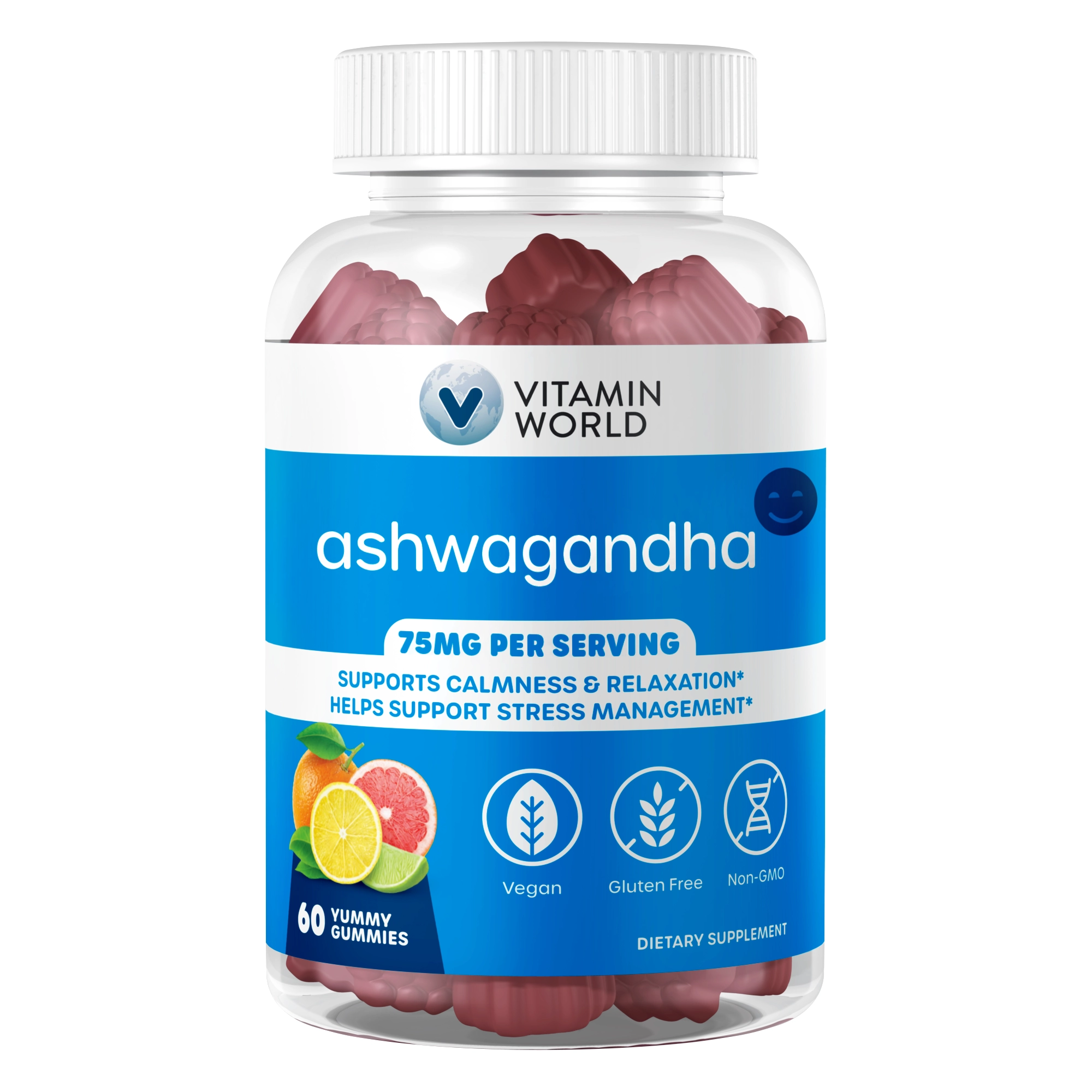 Calm Ashwagandha Stress Support Gummies PHARMVISTA GUMMY