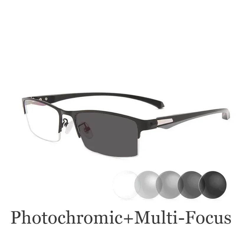 Stylish Photochromic Multifocal Reading Glasses
