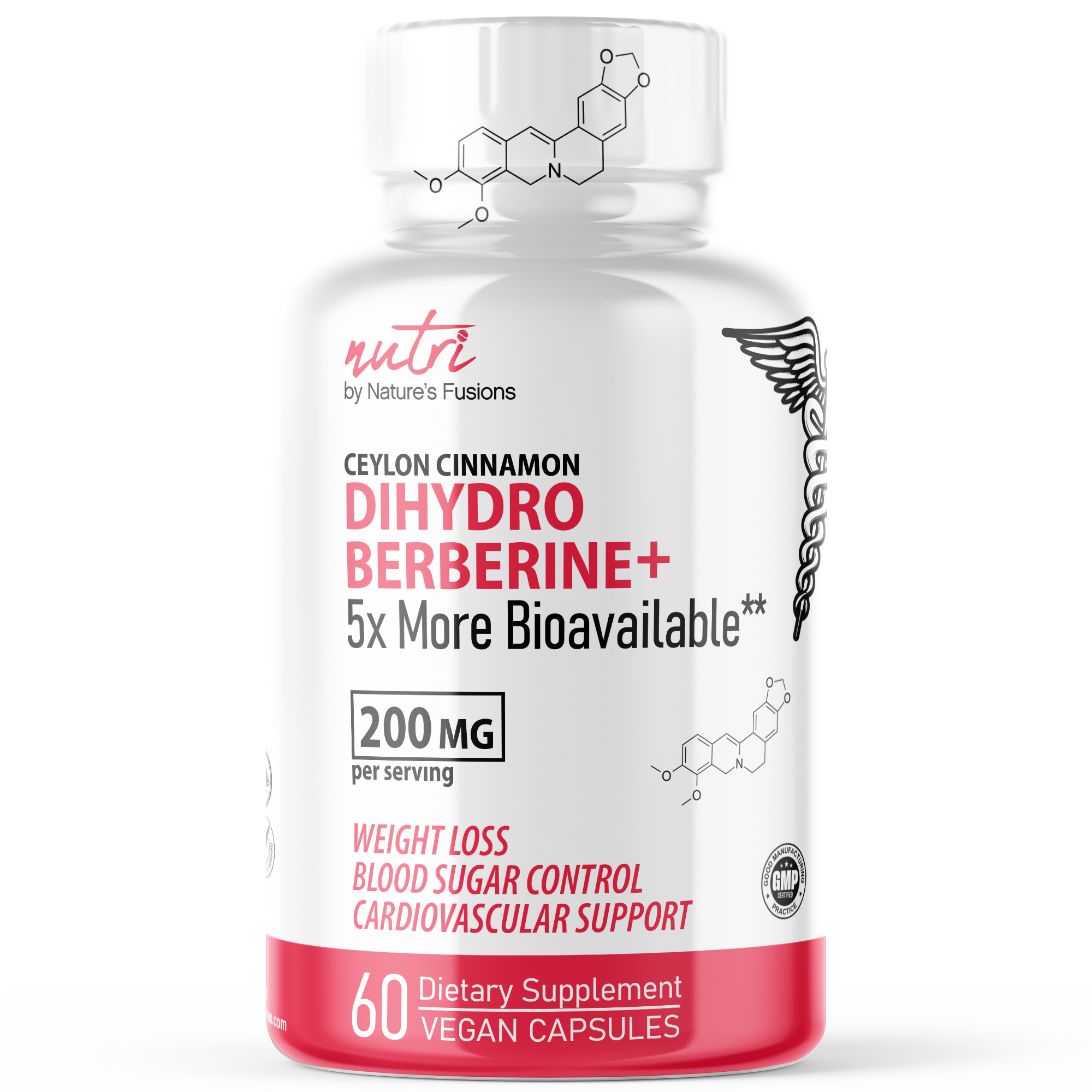 Dihydro-Berberine Cinnamon Ceylon 200mg Nature's Fusions