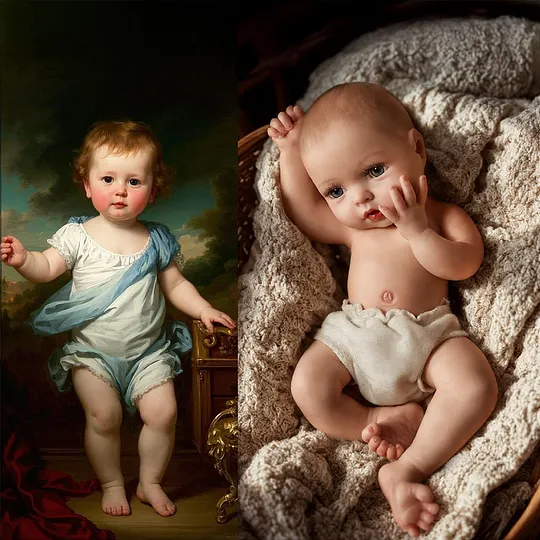 From Art to Emotion: Connecting Reborn Dolls and Child Portraits in Western Oil Painting