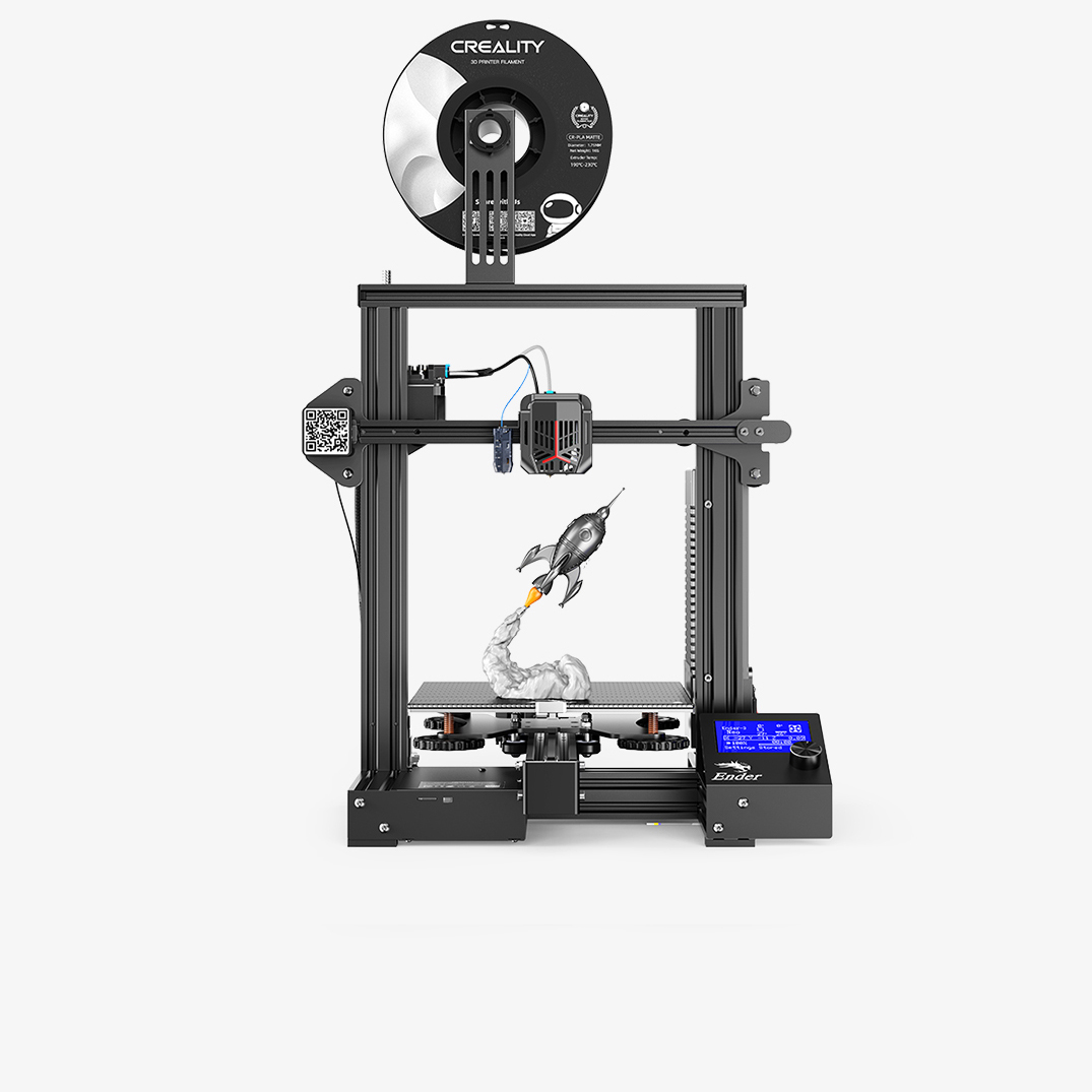 Official Creality Ender 3 3D Printer Fully Open Source with Resume Printing  All Metal Frame FDM DIY Printers with Resume Printing Function