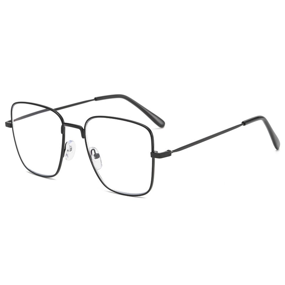 Black metal progressive multifocal reading glasses