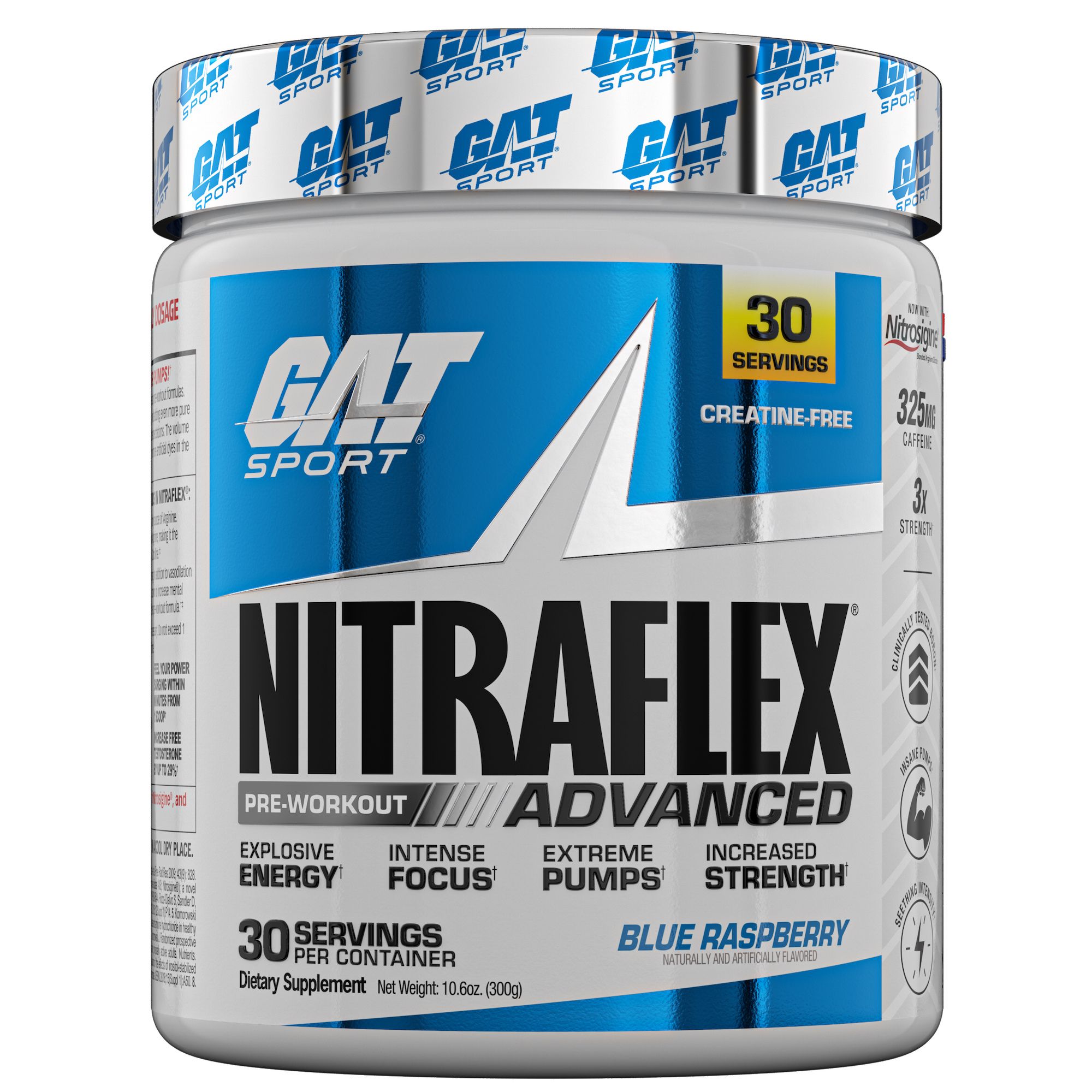 Nitraflex Pre Workout Blue Raspberry WORLD HEALTH PRODUCTS