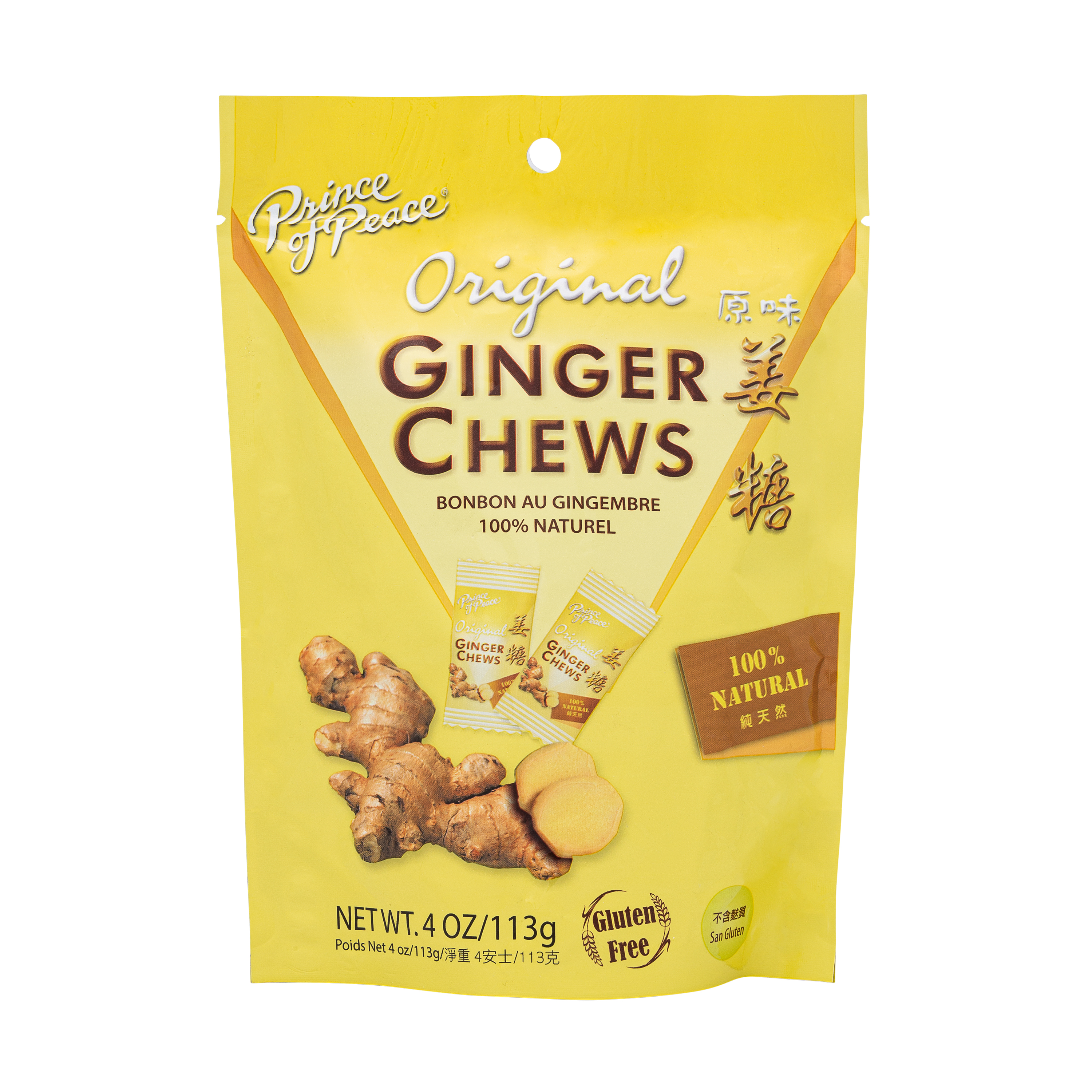 Original Ginger Chews PRINCE OF PEACE ENTERPRISES