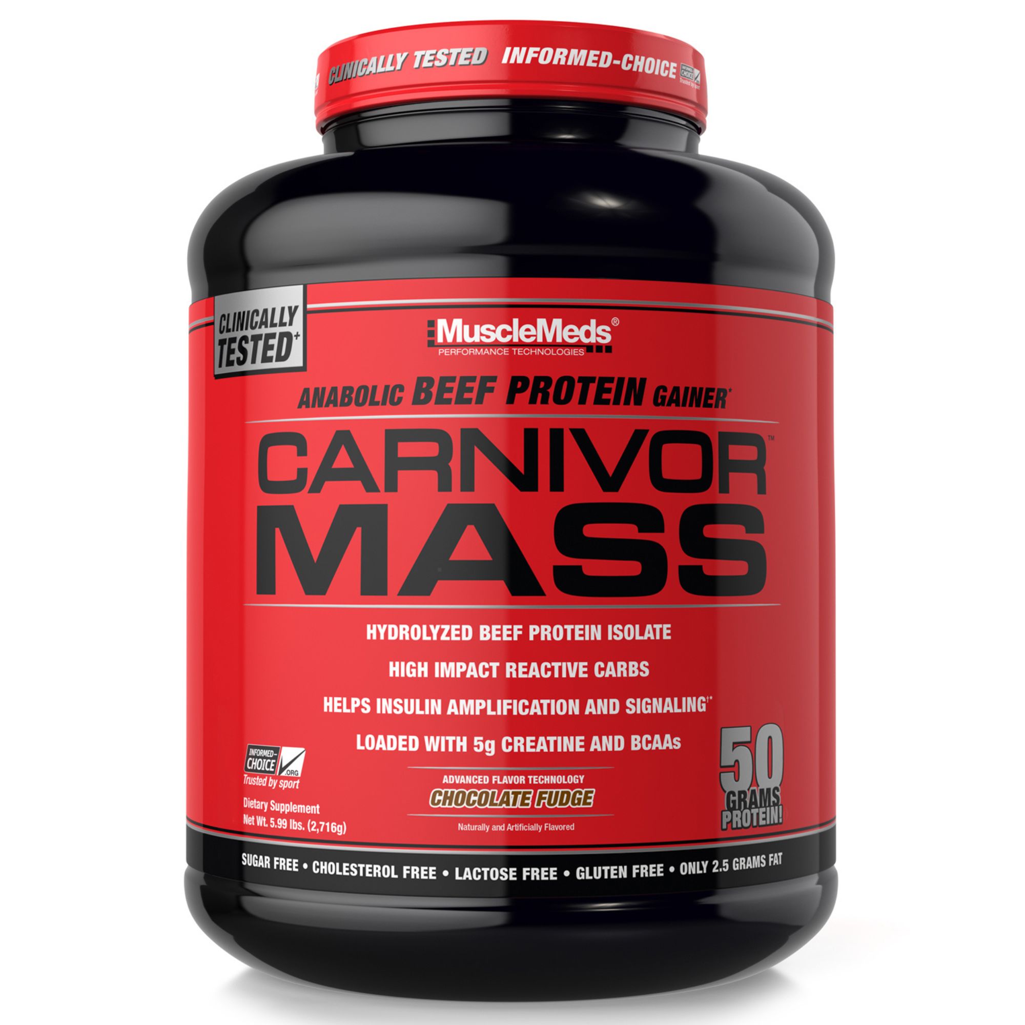 Carnivor Mass Chocolate Fudge MAXIMUM HUMAN PERFORMANCE-MHP