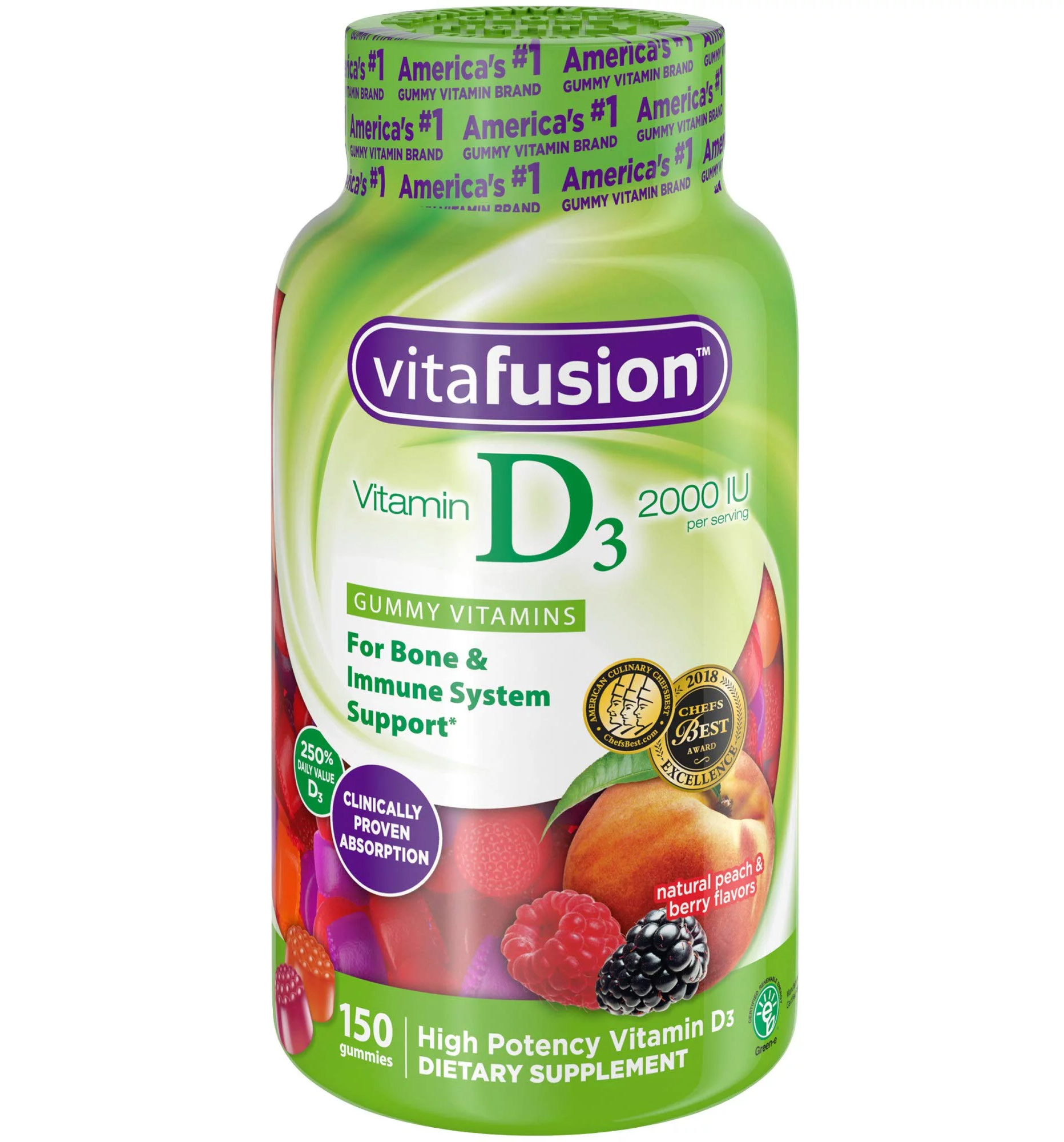 Vitamin D3 2000 IU Gummies CHURCH & DWIGHT CO