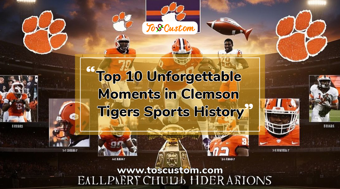 TOSCUSTOM™ Top 10 Unforgettable Moments in Clemson Tigers Sports History