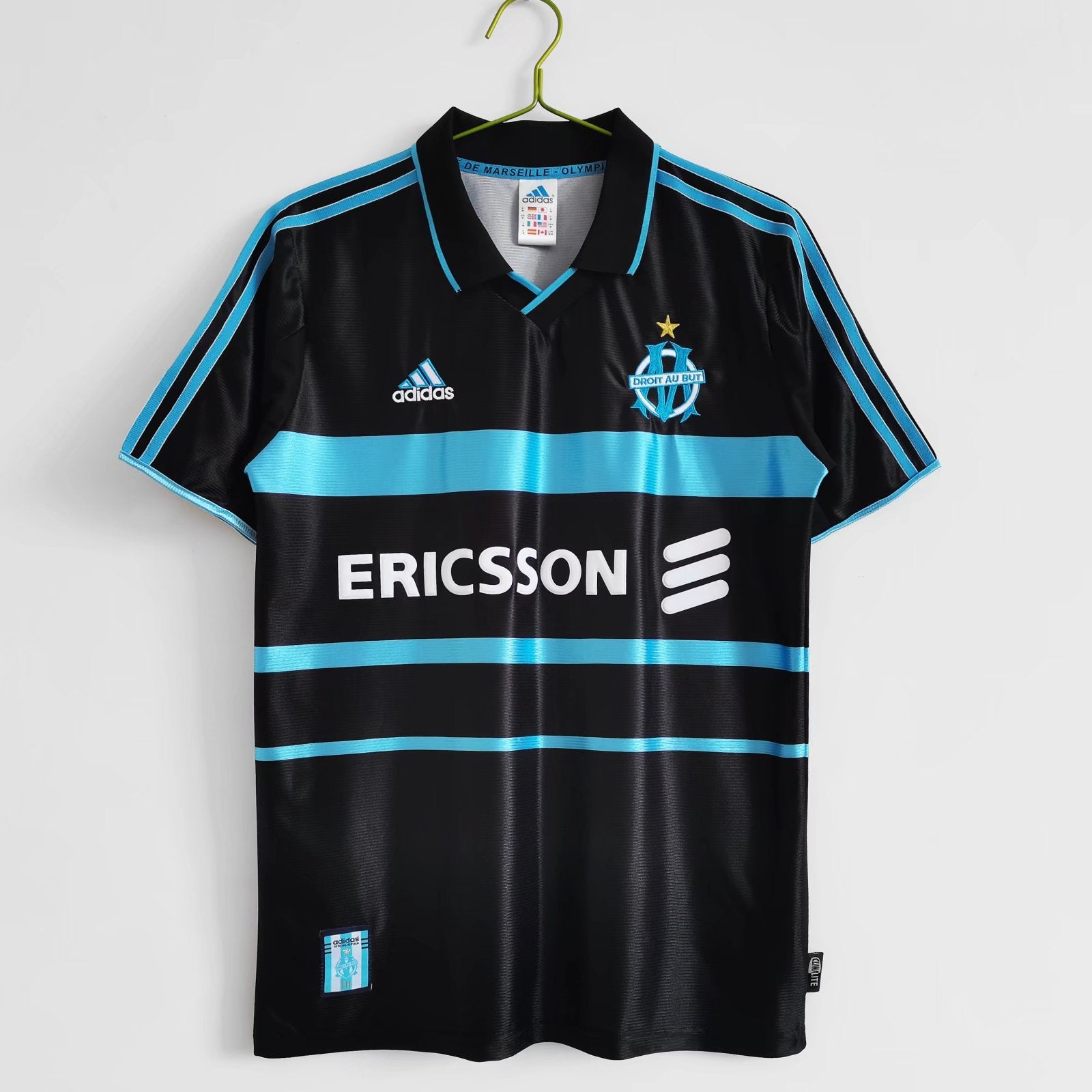 Maillots de football de clubs français longueur manches manches courtes