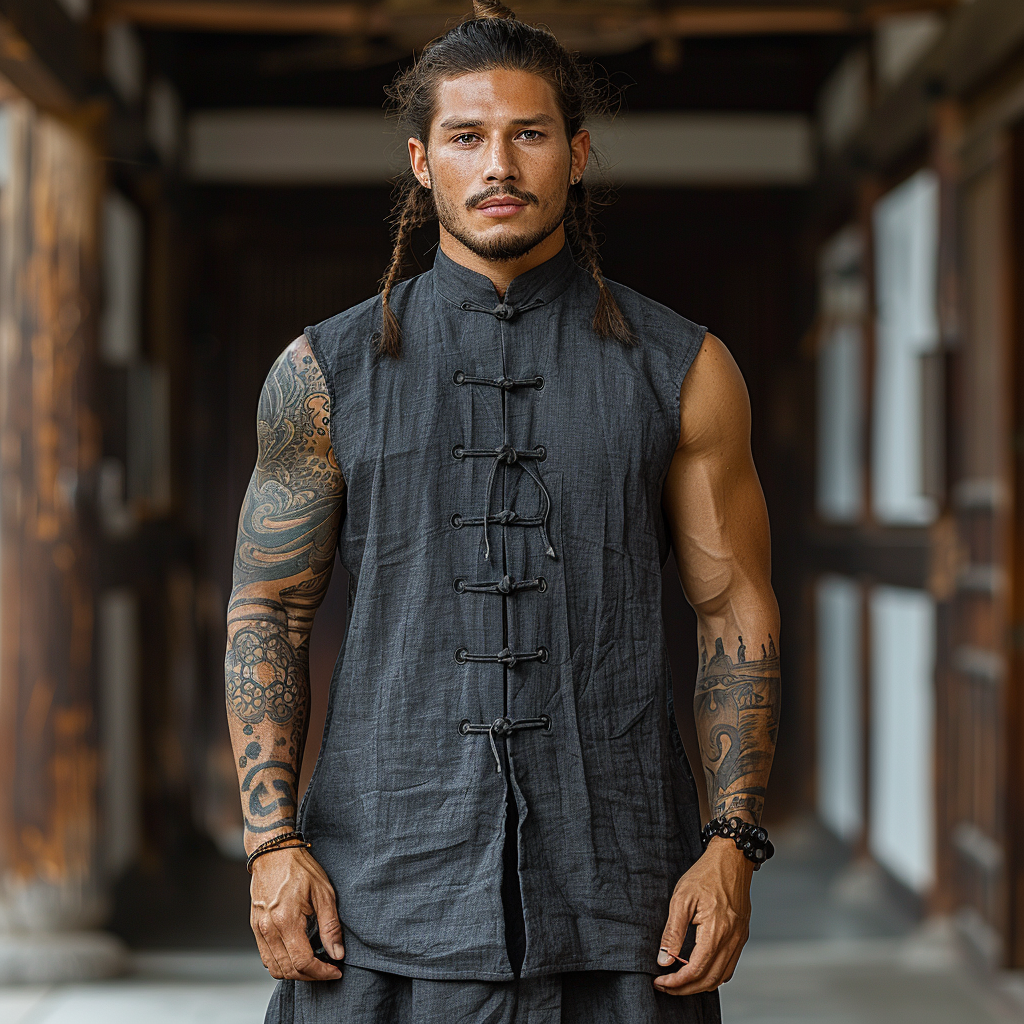 Linen Vest-inspireuse
