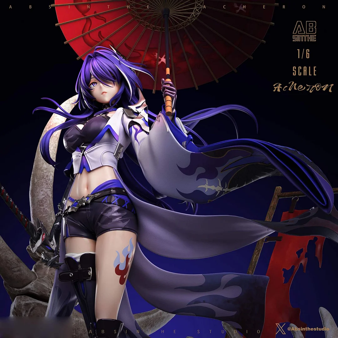 1 6 Scale Acheron Honkai Star Rail Statue ABsinthe Studios