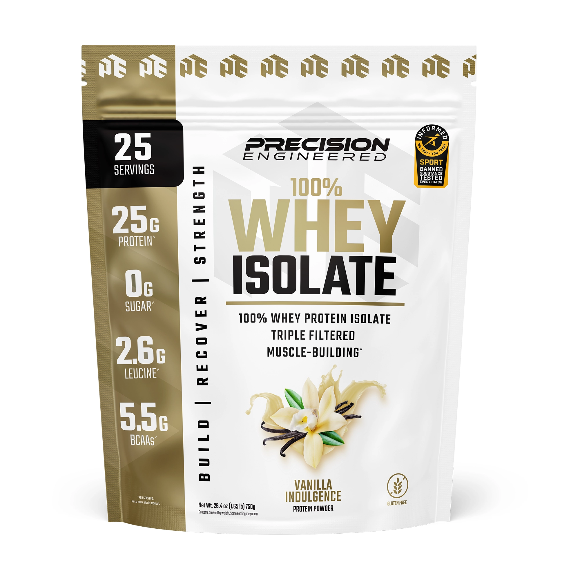100% Whey Isolate - Vanilla Indulgence (25 Servings) NUTRIVO