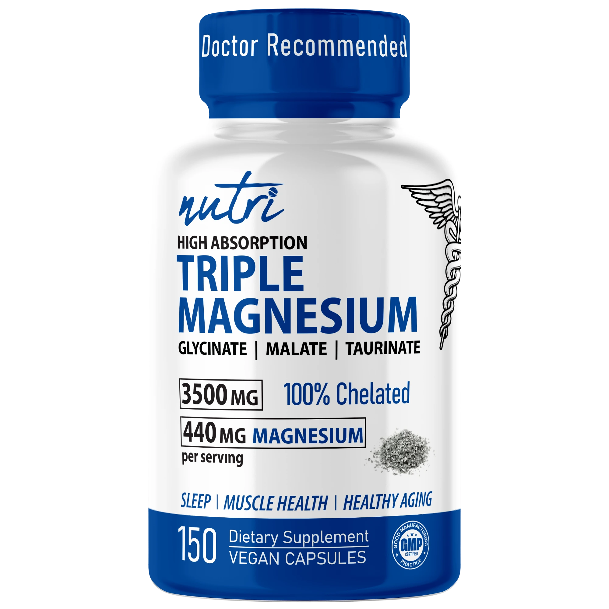 Triple Magnesium 440mg Nature's Fusions