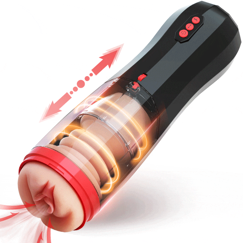 Hands-Free Automatic Thrusting Masturbator Cup – Silicone Sucking Stroker For Men