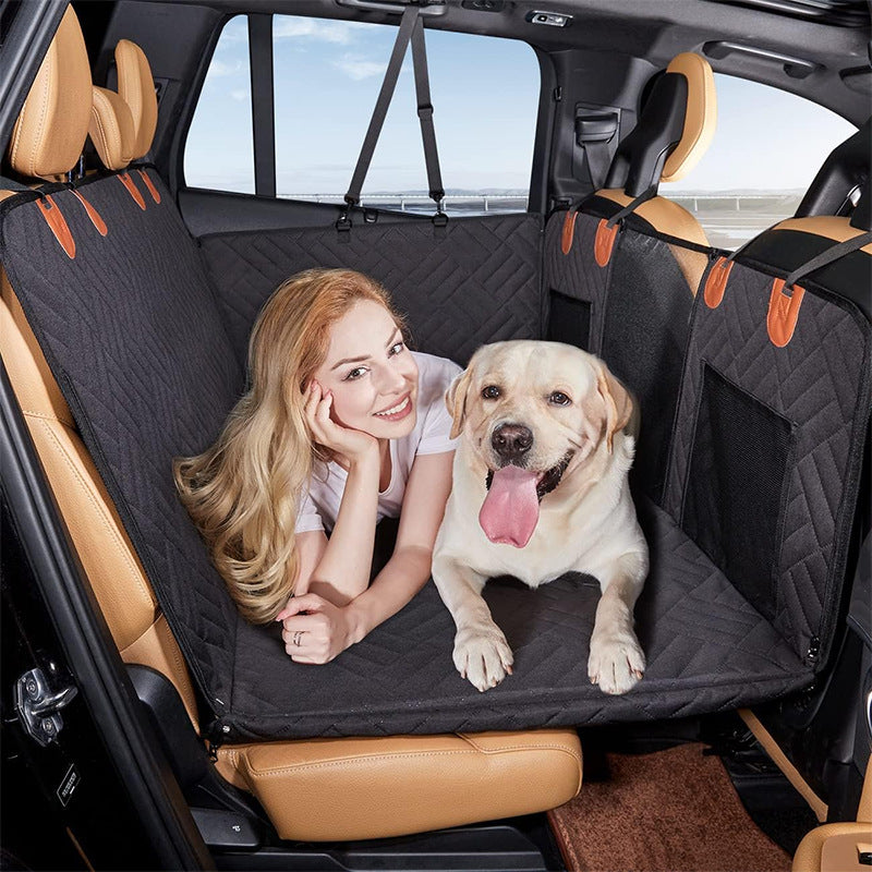 dog car seat cover hard bottom nearby