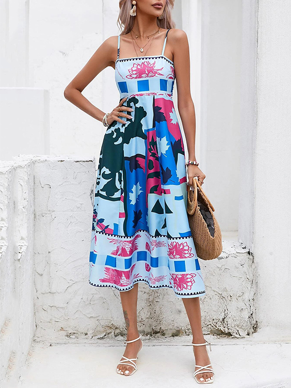 Hidden Shirt Loose Show Thin Pleated Midi Dress