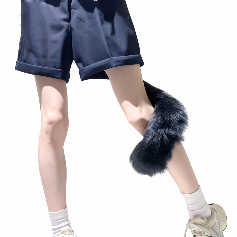 Faux Bone Spiral Cat Tail