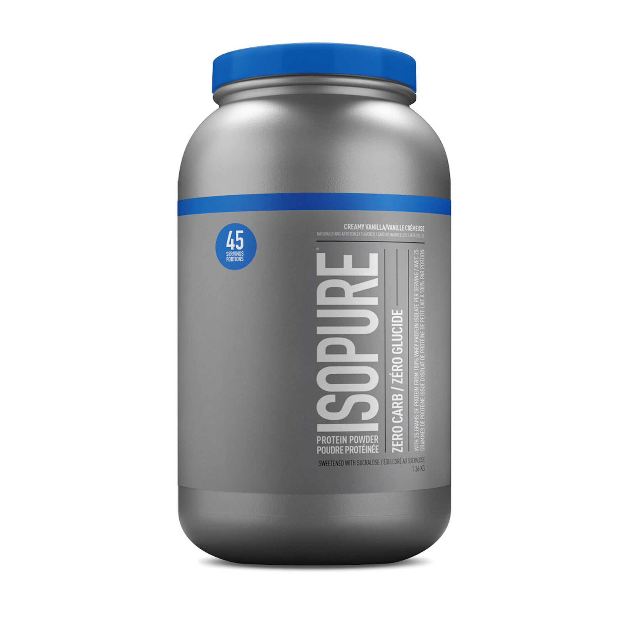 Isopure Zero Carb Whey Protein Isolate Creamy Vanilla GLANBIA PERFORMANCE NUTRITION