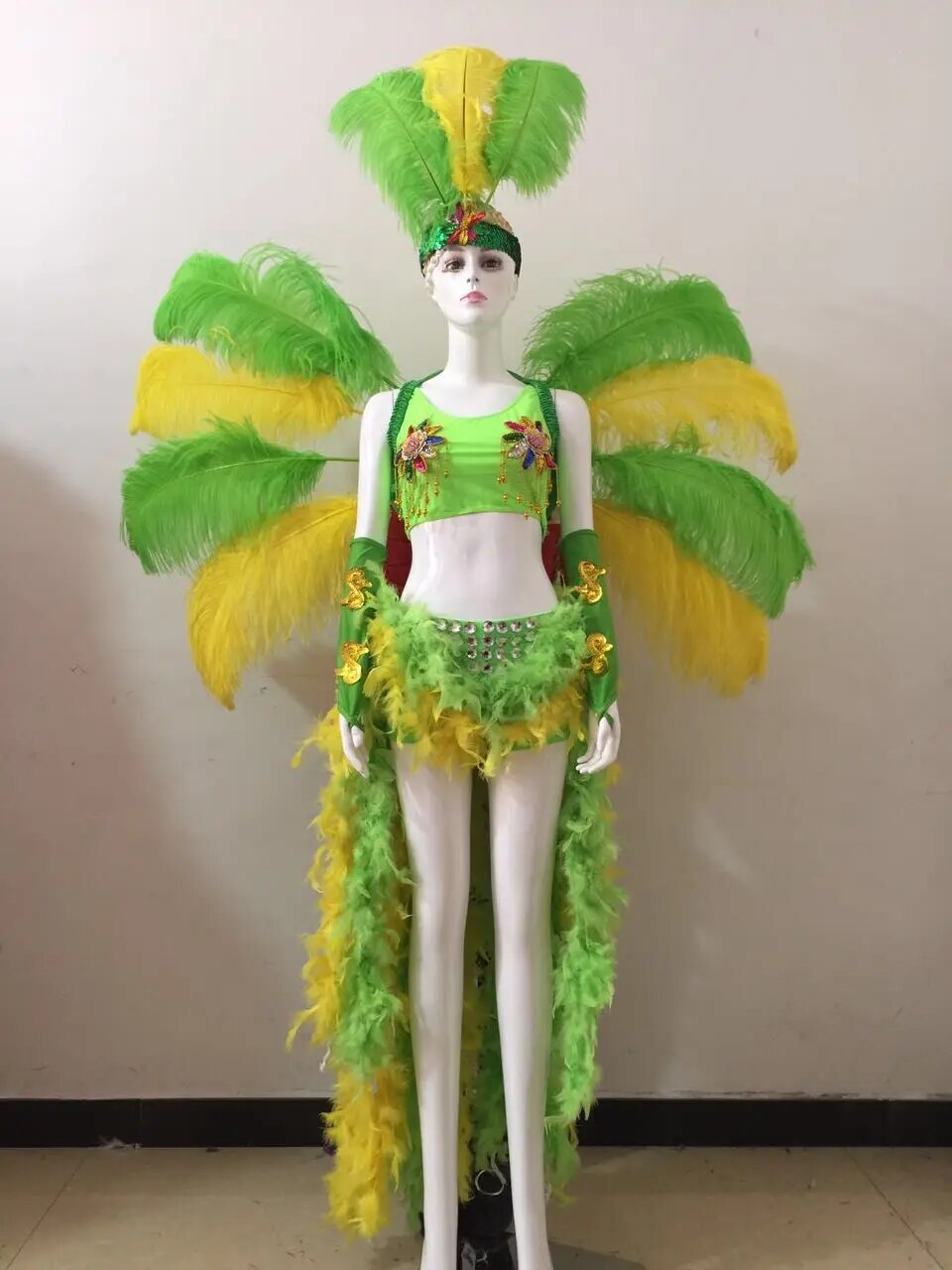 VCshoes Brazil Rio Spanish Cuba Santiago Havana Venice Dionysia Carnival Float Mask Dress Masque Ball Costume Samba Plumage Plume Headd