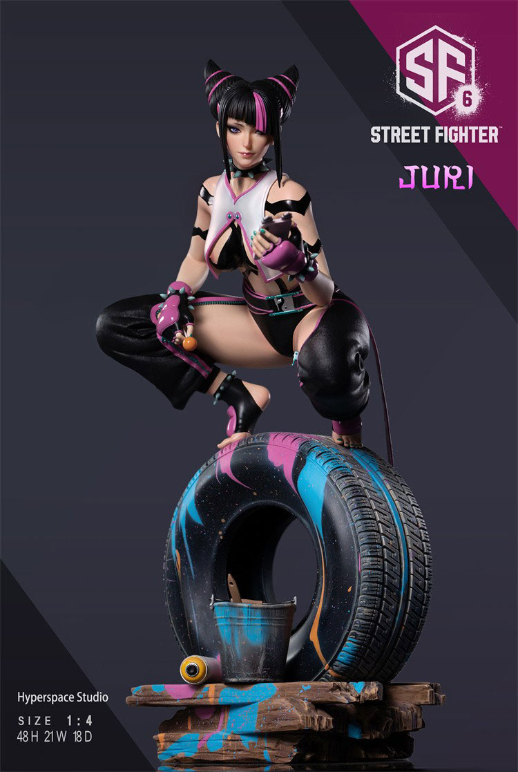 1/4 Scale Juri Han - Street Fighter Resin Statue - Hyperspace Studios  [Pre-Order]