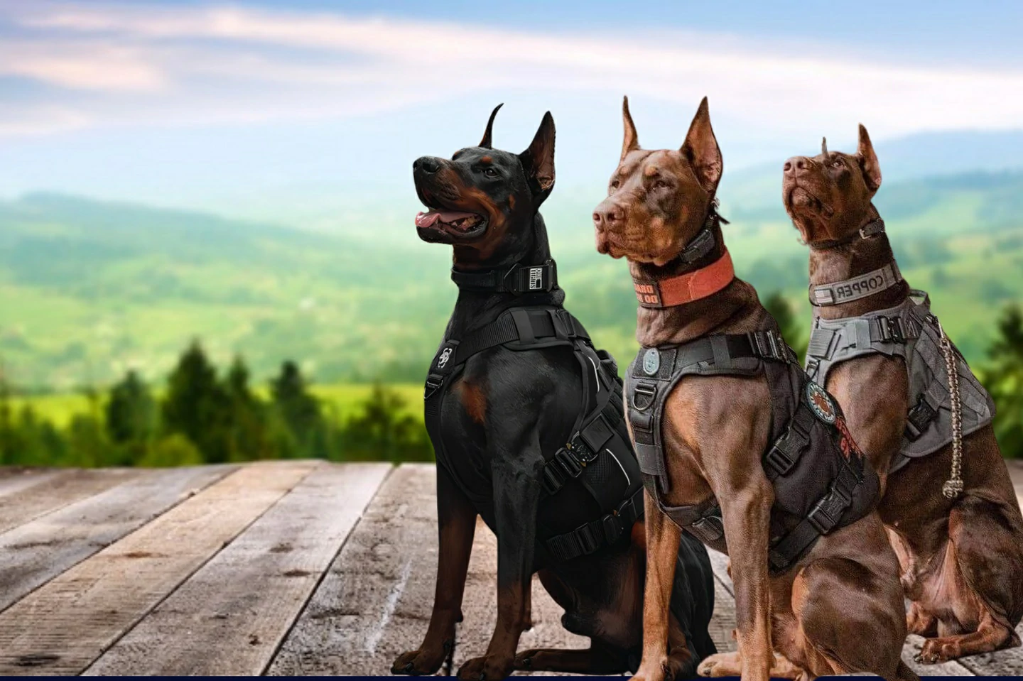 salfse tactical dog harness