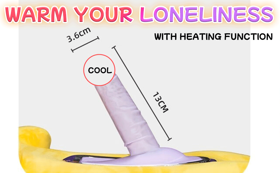 Discreet Polar Bear Pillow Remote Control Sex Machine