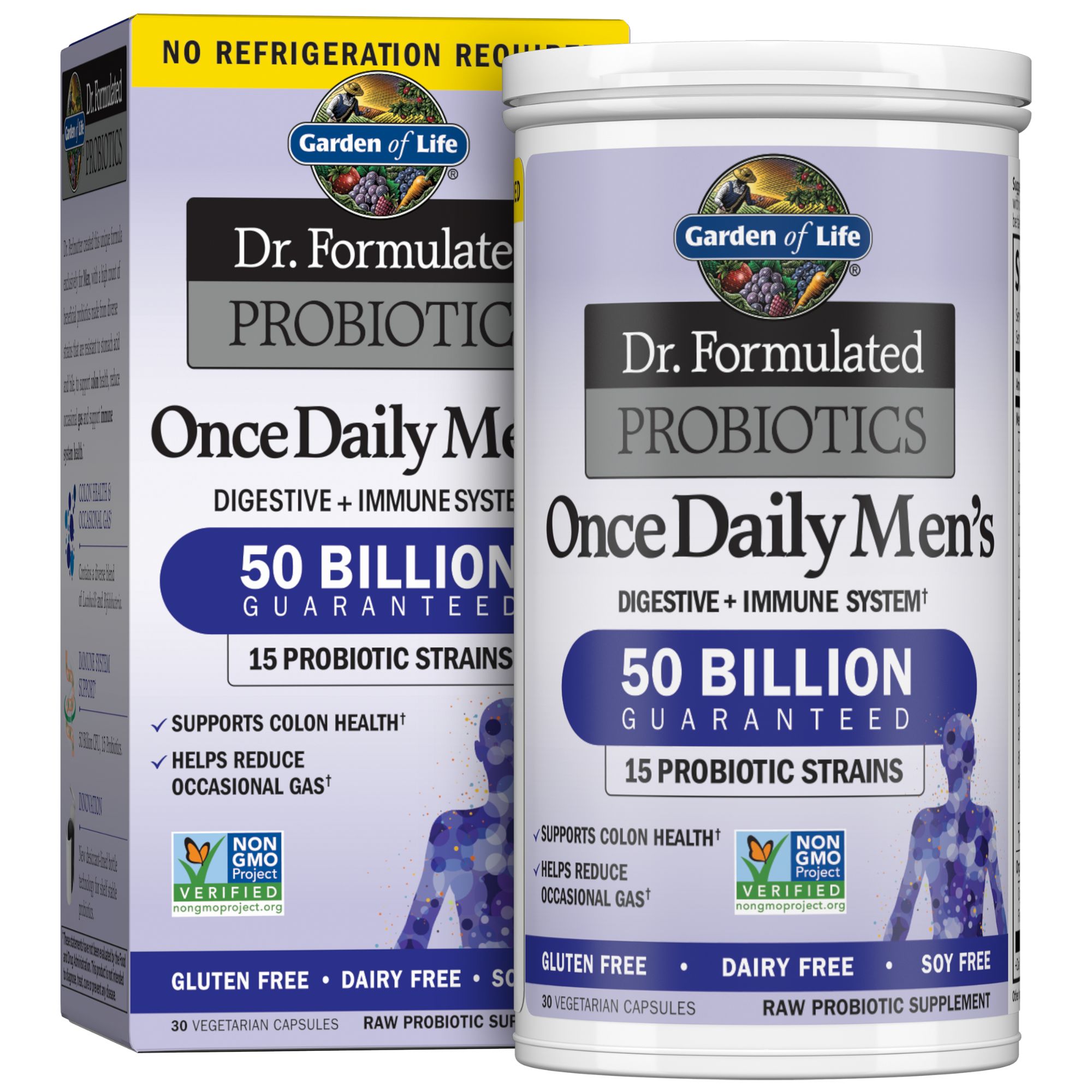 Dr. Formulated Probiotics Once Daily Men's SS GARDEN OF LIFE