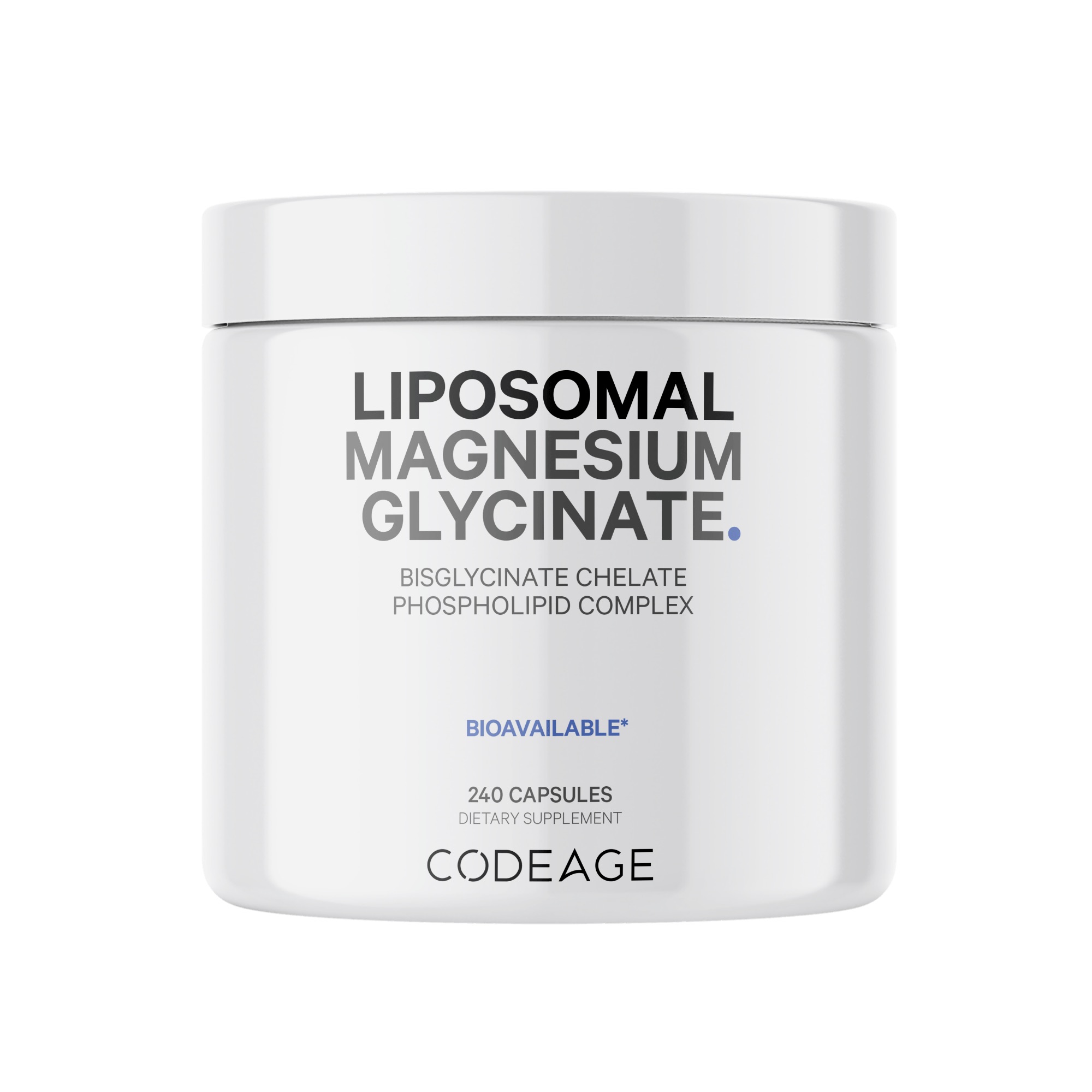 Liposomal Magnesium Glycinate 240 Ct CODEAGE LLC