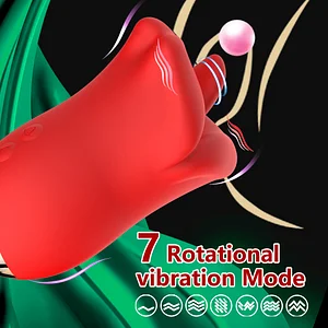 Ruby Nibbler 2-in-1 Rotating & Licking Vibrator