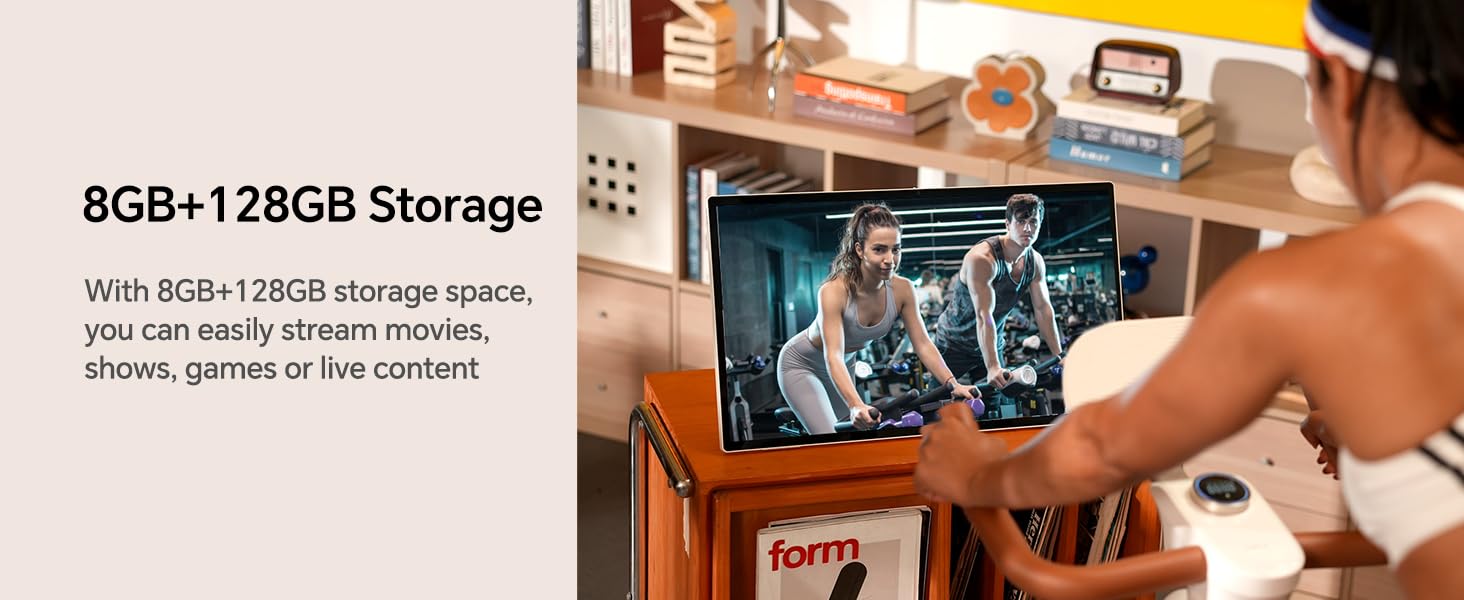 8GB+128GB Storage