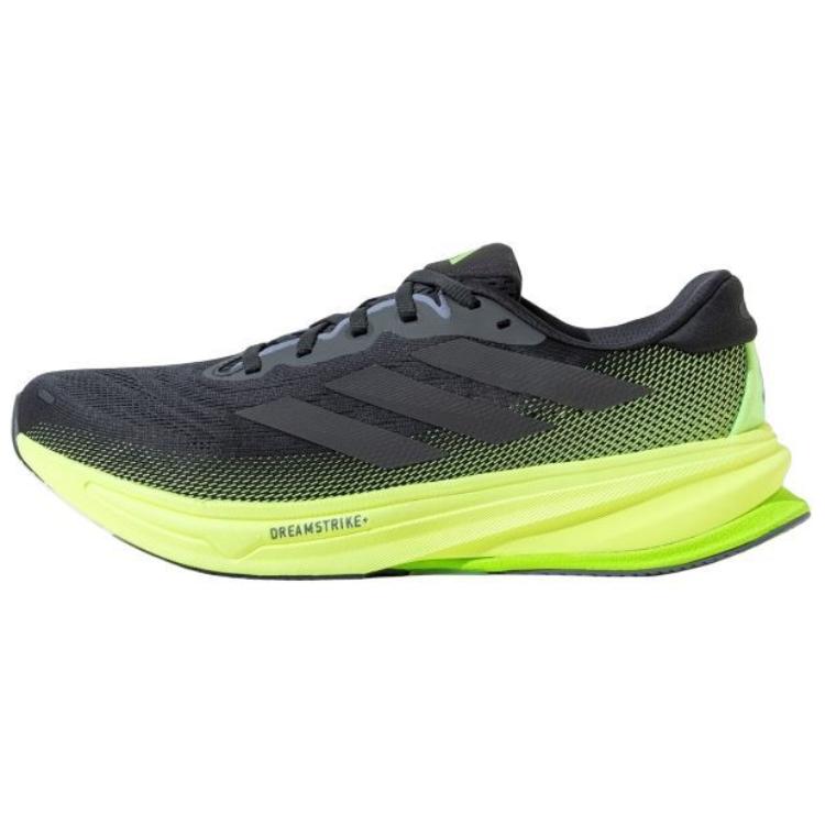 Adidas SUPERNOVA RISE 2 M Anti-Slip Wear-Resistant Low-Top Casual Running Shoes Men's Black Green