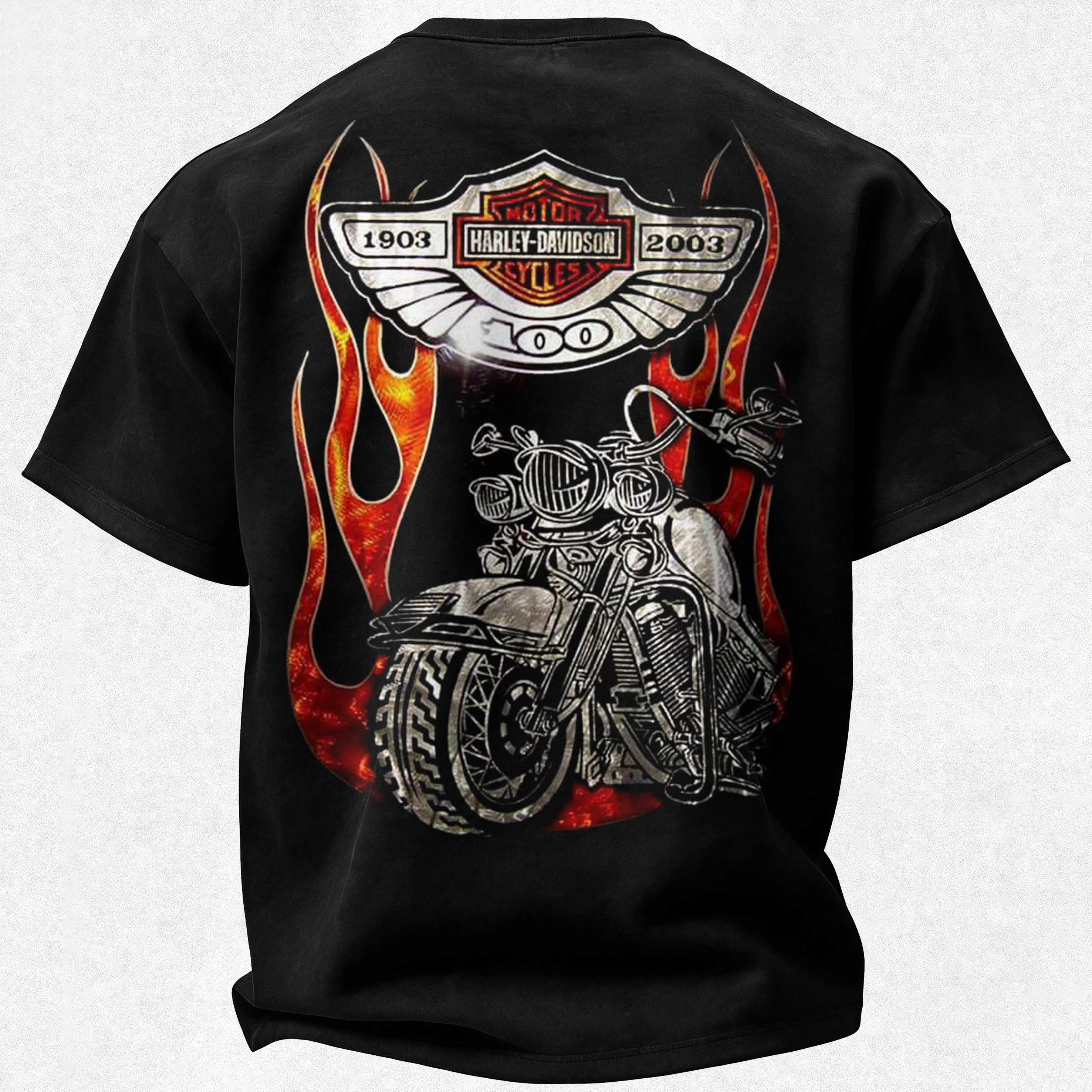  Motorcycles Printed Oversized Unisex T-shirt