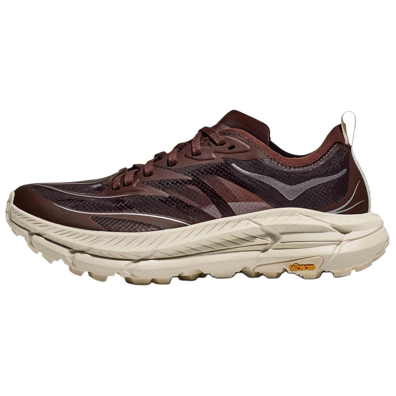 HOKA ONE ONE Mafate Speed 4 Anti-Slip Wear-Resistant Low-Top Trail Running Running Shoes Unisex Brown