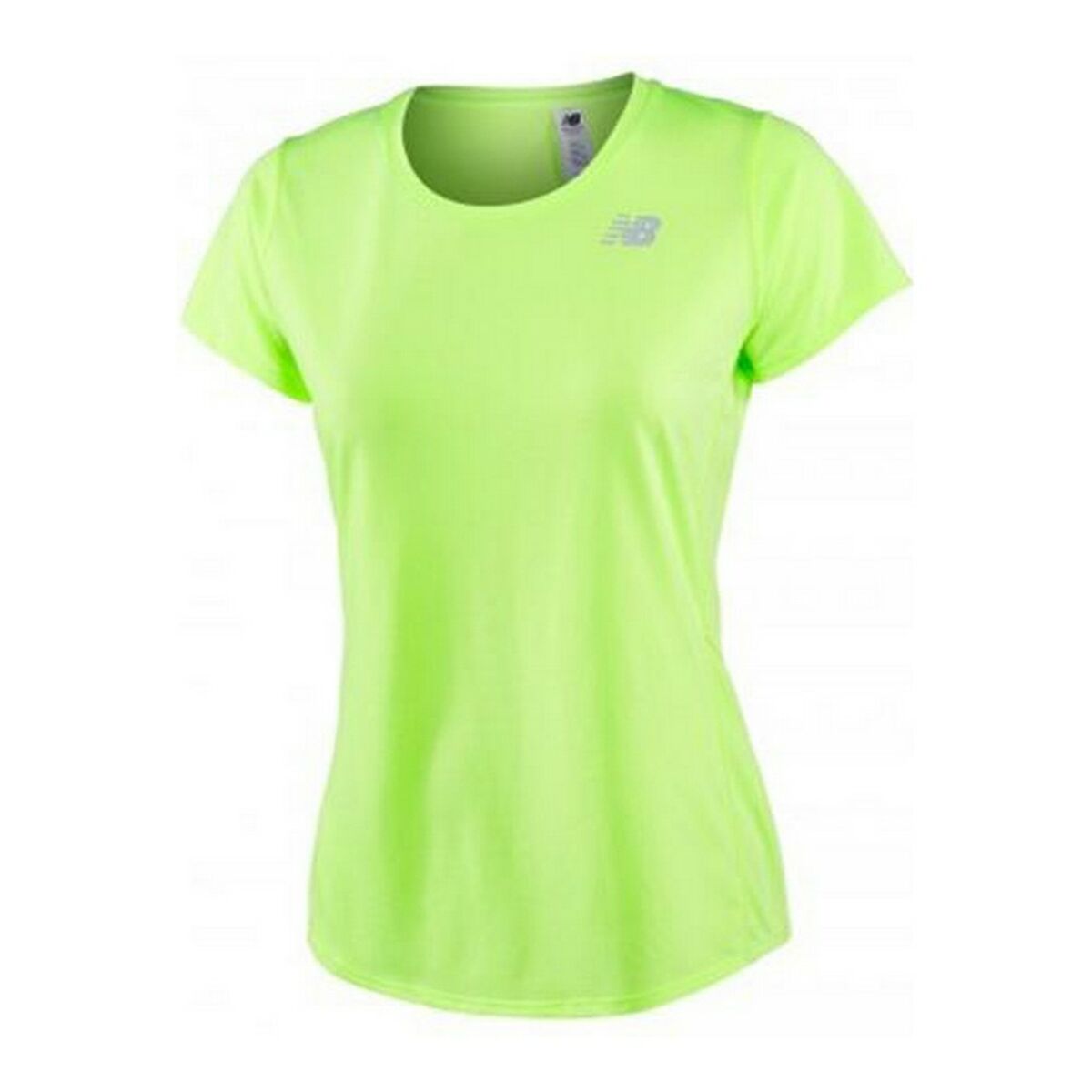 Women&rsquo;s Short Sleeve T-Shirt ACCELERATE New Balance WT73128 BIO Yellow