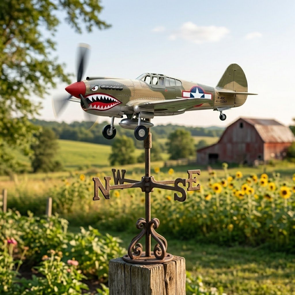 Vjetrenjača u vrtu ratnog zrakoplova Shark Mouth