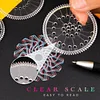 🎁2024 New Year Hot Sale🎁49% OFF - Spiral Art Clear Gear Geometric Ruler(22PCS)   (🎁Christmas Hot Sale🎁)