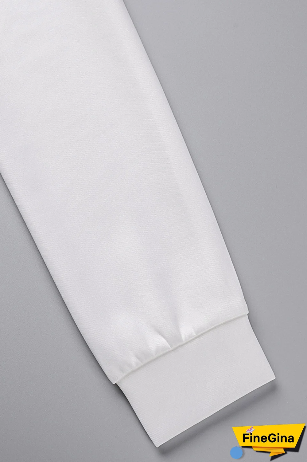 White Casual Street Lips Printed Patchwork O Neck Tops