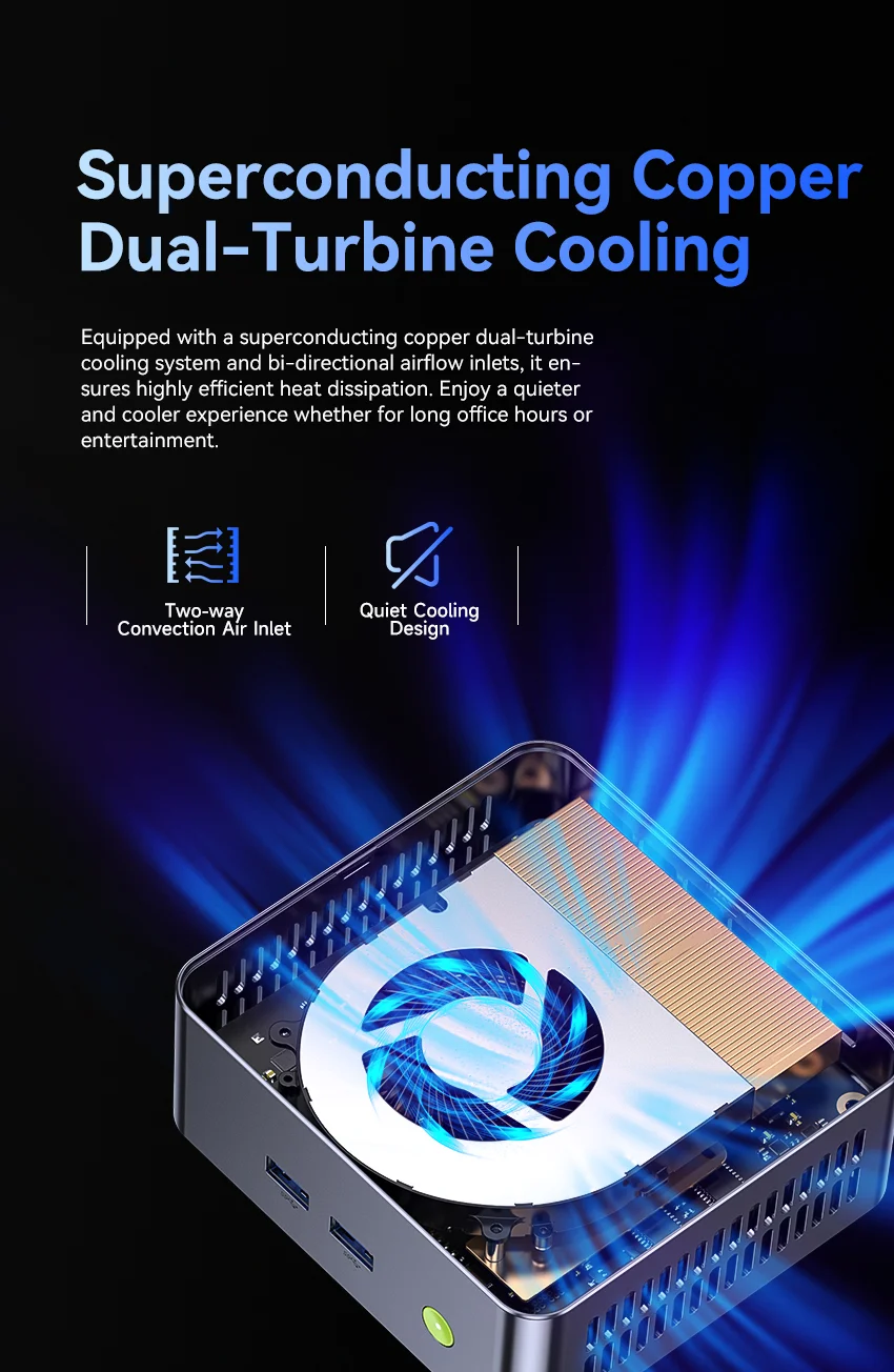 GMKtec Intel Core™ i7-1185G7 Mini PC--NucBox M2 Pro S 279.99