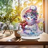 Diamond Painting Christmas Winter Snowman Desktop Ornaments for Decorations