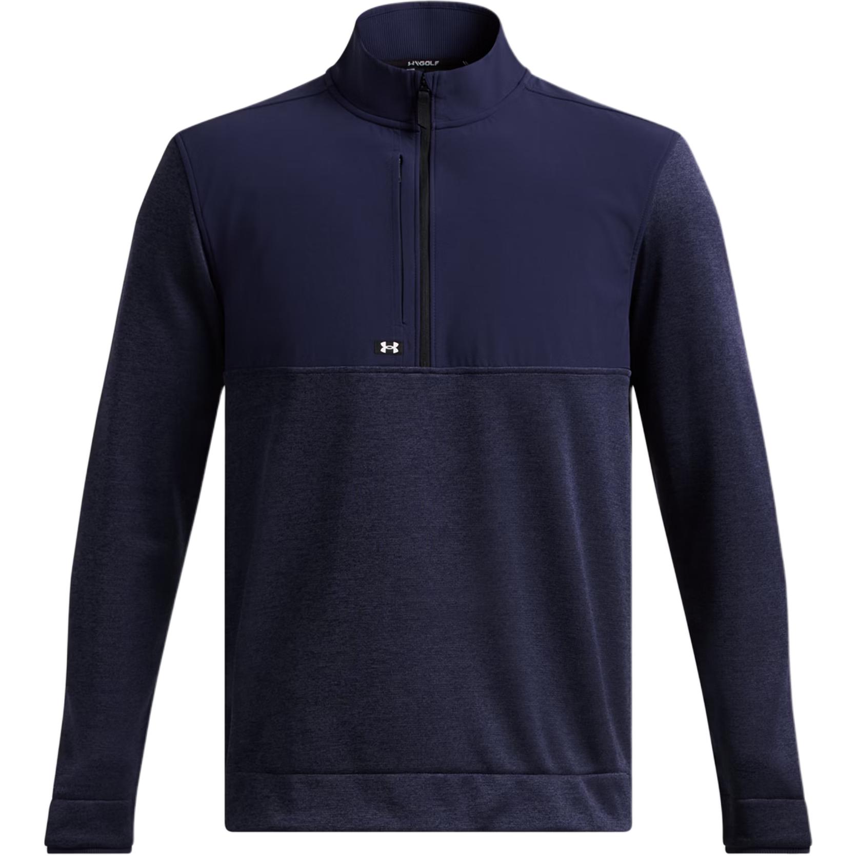 Under Armour Storm FW24 Drive SweaterFleece Sweatshirt Men's Midnight Navy/Pouring Grey
