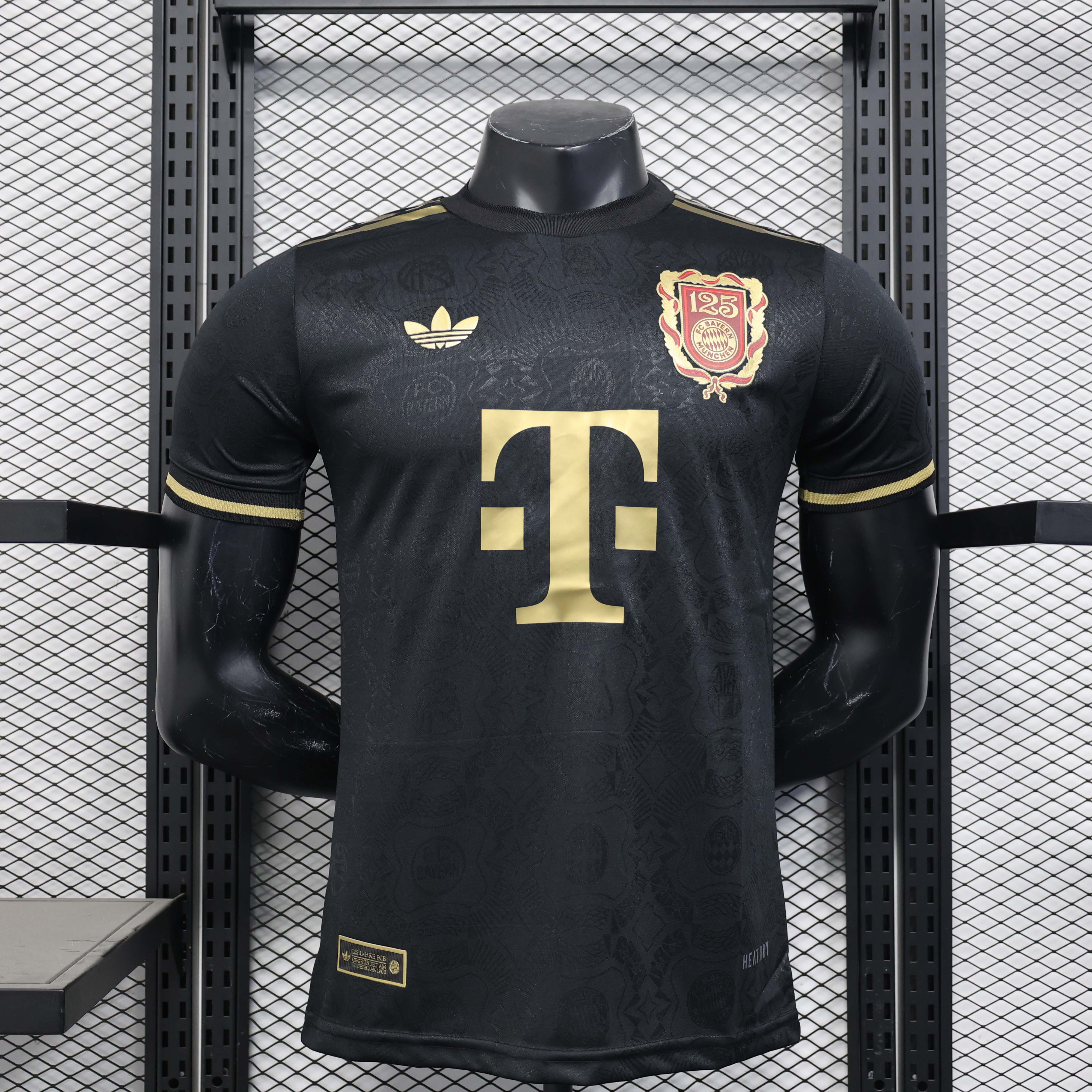 2024/2025 Player Version Bayern Munich 125th Anniversary Edition Black Football Shirt 1:1 Thai Quality:football jersey mysite: unitedjerseyfootball 邓江浪:football