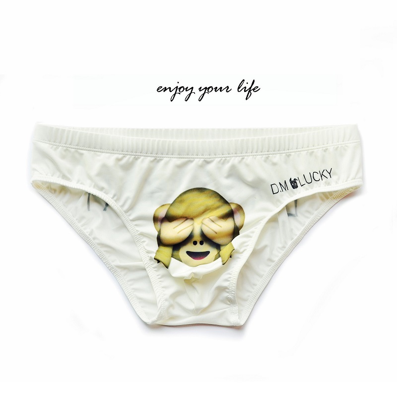 Men's Low Waist Sexy Cartoon Briefs