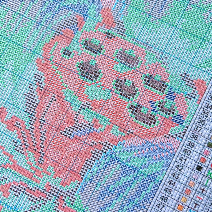 ZZ0461-Sakura_ 234.03_ Painting Fairy Cross Stitch_printed
